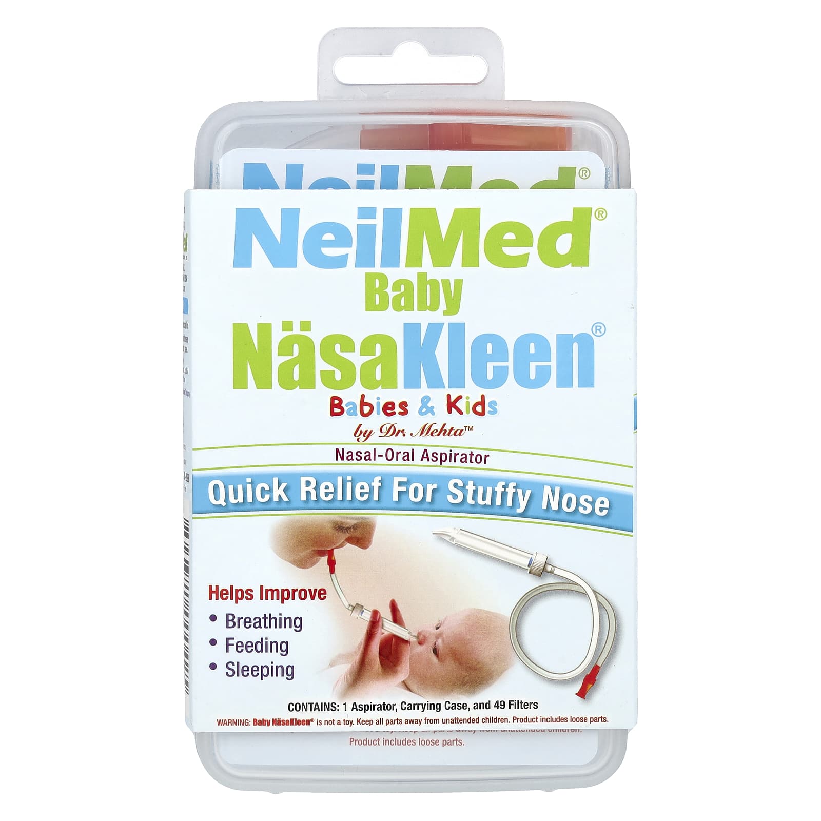 Squip-NeilMed NasaKleen-Babies & Kids Nasal-Oral Aspirator-1 Kit