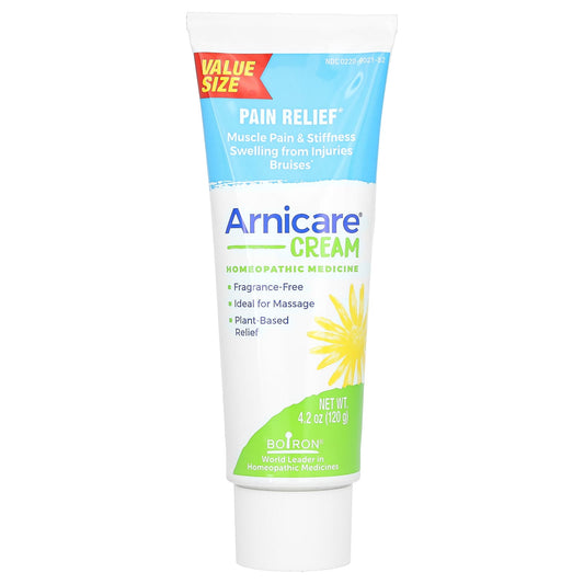 Boiron-Arnicare Cream-Pain Relief-Fragrance-Free-4.2 oz (120 g)