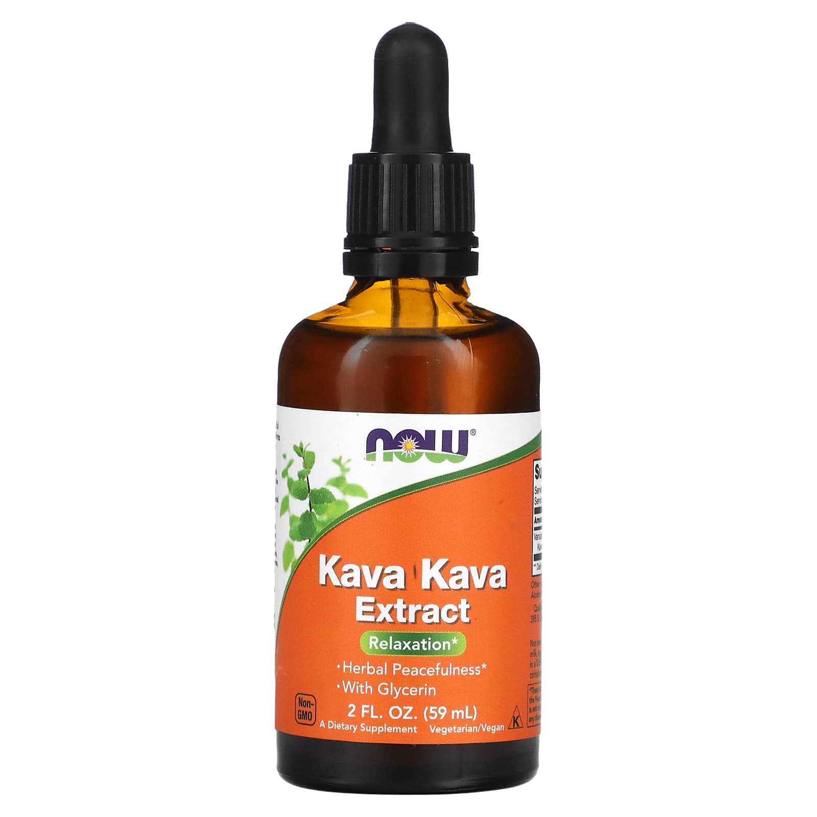 NOW Foods-Kava Kava Extract Liquid-2 fl oz (59 ml)