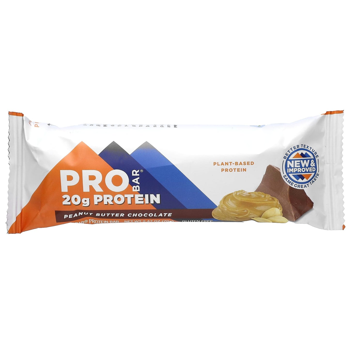 ProBar, Protein Bar, Peanut Butter Chocolate, 12 Bars, 2.47 oz (70 g) Each