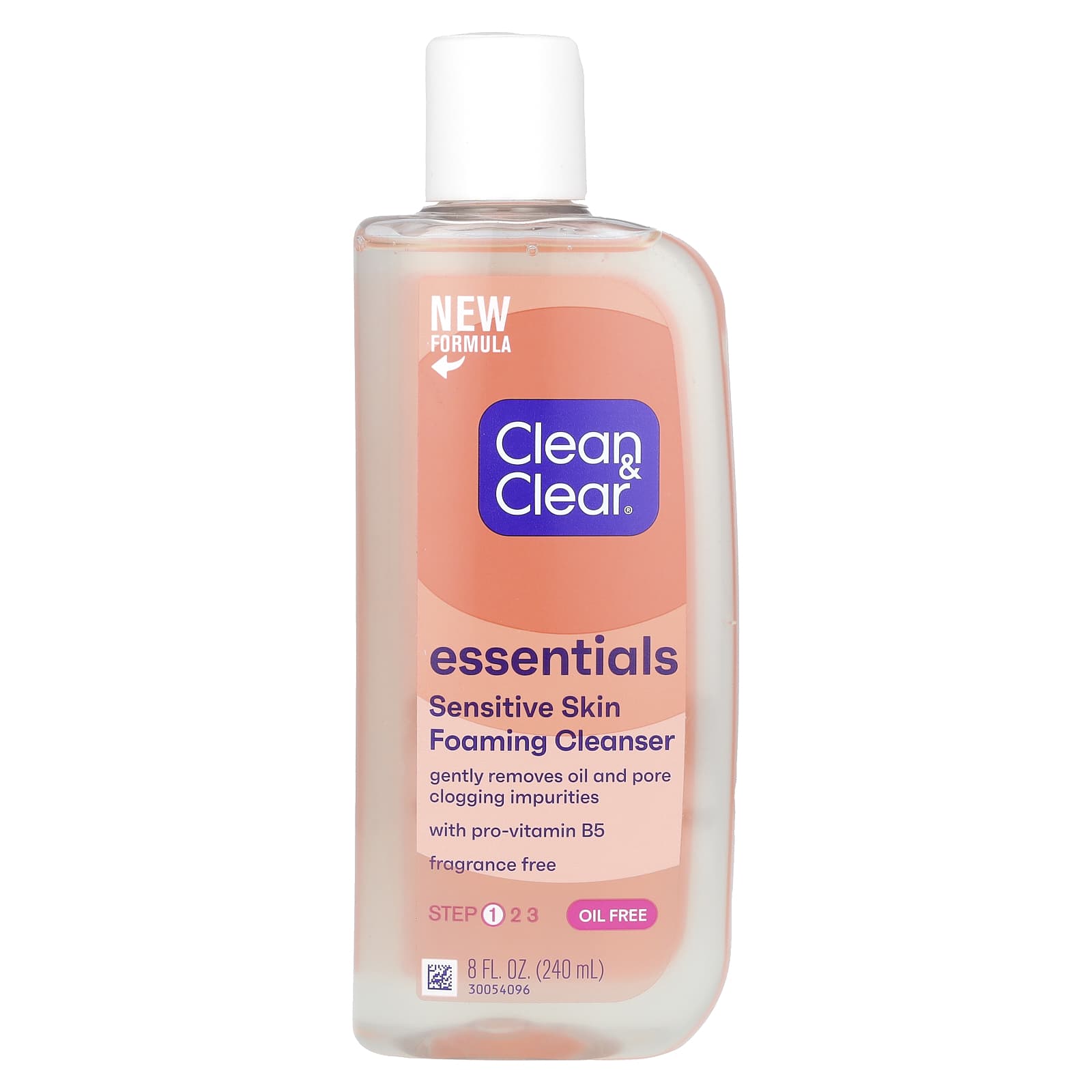 Clean & Clear-Essentials-Foaming Cleanser-Sensitive Skin-Fragrance Free-8 fl oz (240 ml)