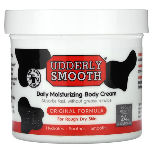 Udderly Smooth-Daily Moisturizing Body Cream-Original Formula-10 oz (283 g)