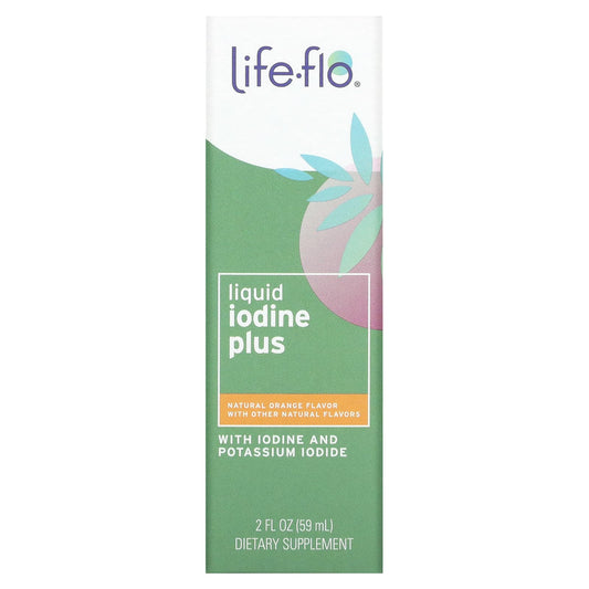 Life-flo-Liquid Iodine Plus-Natural Orange-2 fl oz (59 ml)