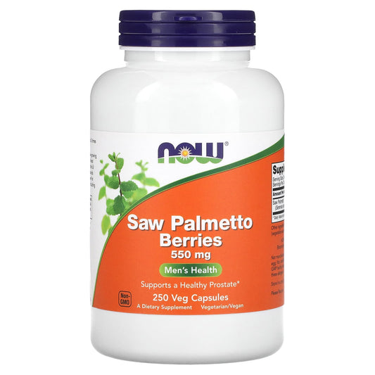 NOW Foods-Saw Palmetto Berries-550 mg-250 Veg Capsules