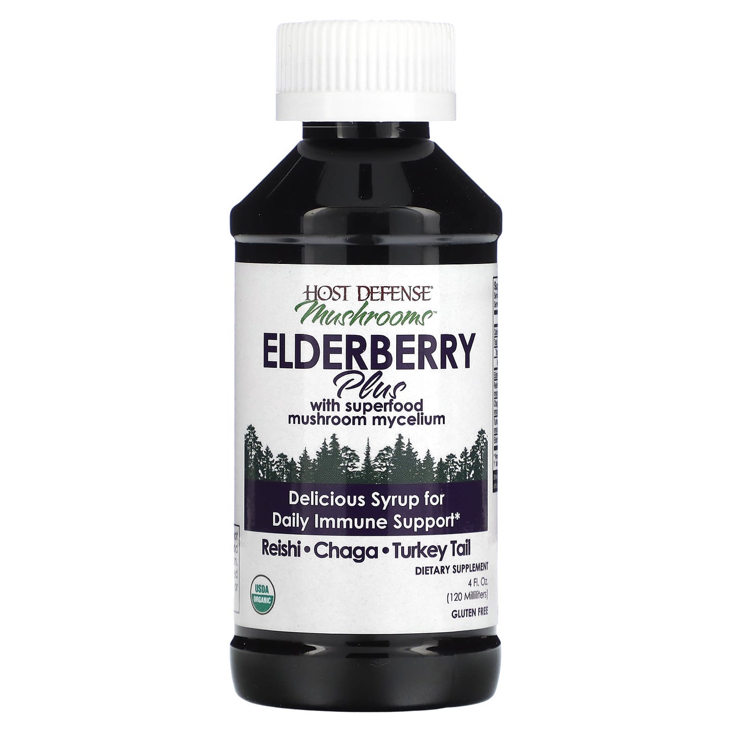 Fungi Perfecti, Mushrooms, Elderberry Plus, 4 fl oz (120 ml)