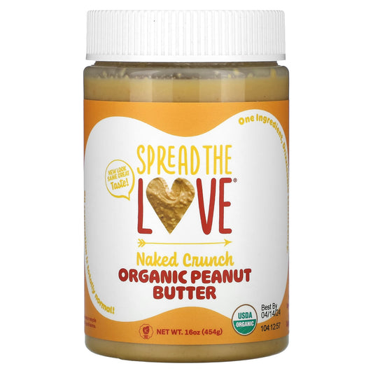 Spread The Love-Organic Peanut Butter-Naked Crunch-16 oz (454 g)