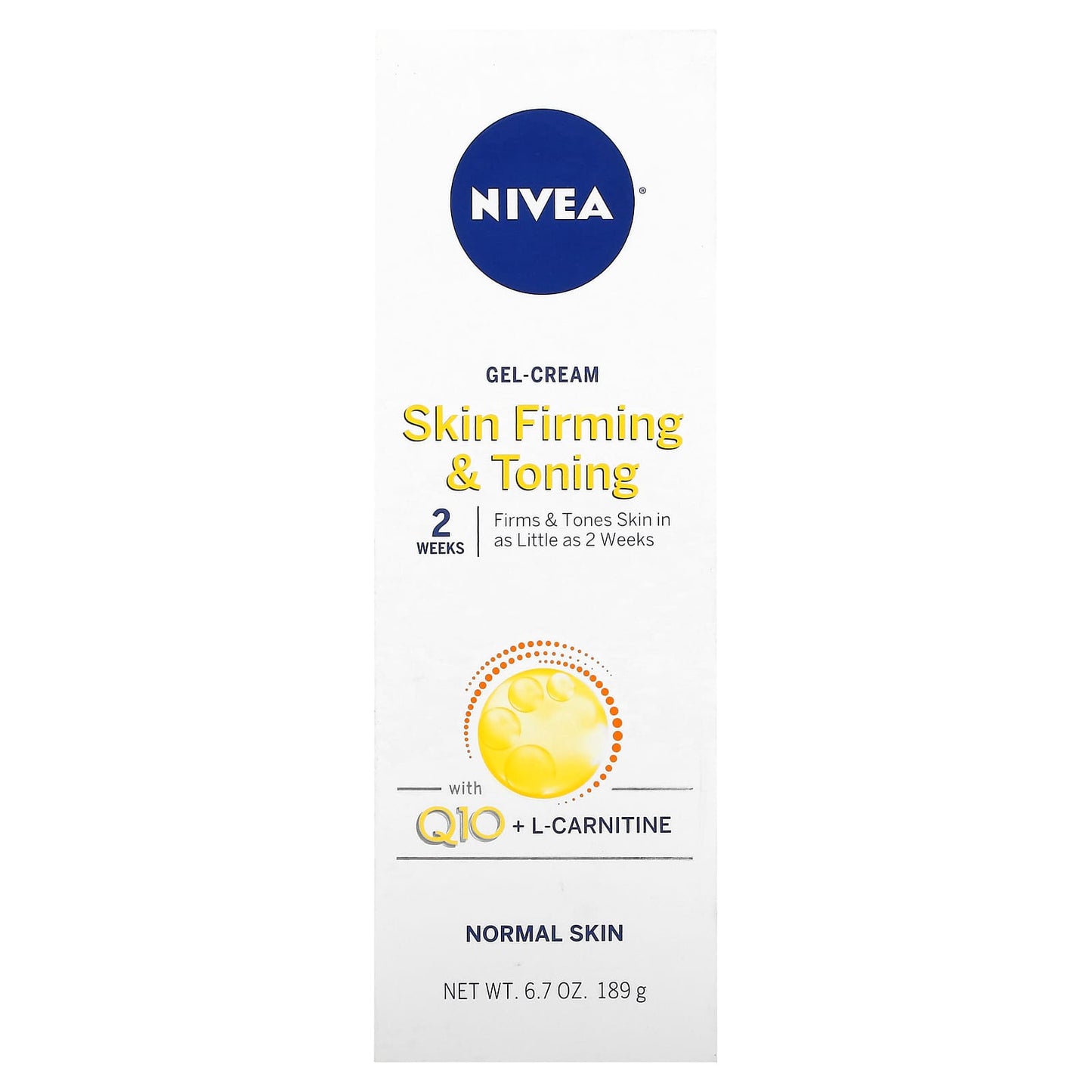 Nivea, Skin Firming & Toning Gel-Cream with Q10 + L-Carnitine, 6.7 oz (189 g)