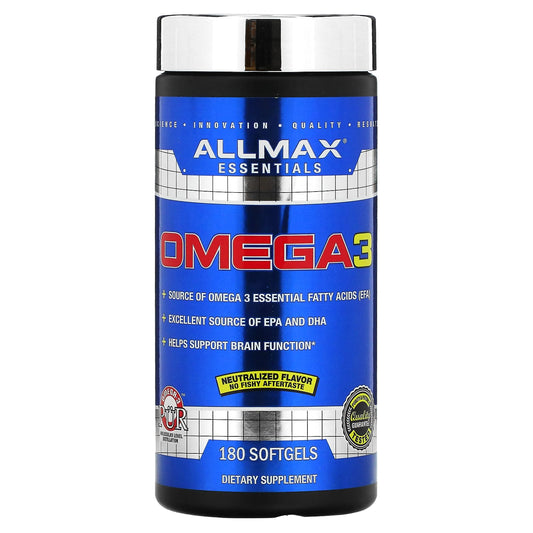 ALLMAX-Omega-3-180 Softgels