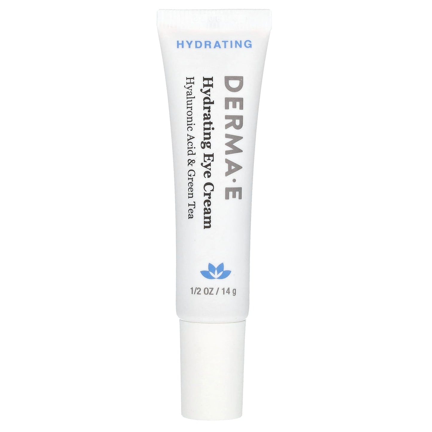 DERMA E-Hydrating Eye Cream-Hyaluronic Acid-Green Tea-1/2 oz (14 g)