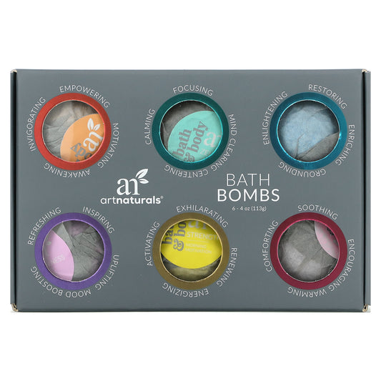 artnaturals-Bath Bombs-6 Bombs-4 oz (113 g) Each