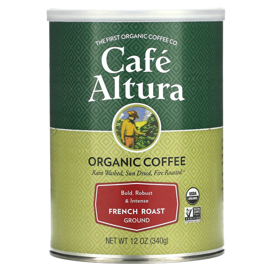 Cafe Altura-Organic Coffee-Ground-French Roast-12 oz (340 g)