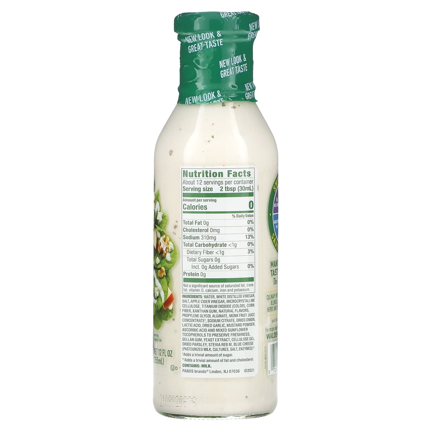 Walden Farms, Bleu Cheese Dressing, 12 fl oz (355 ml)