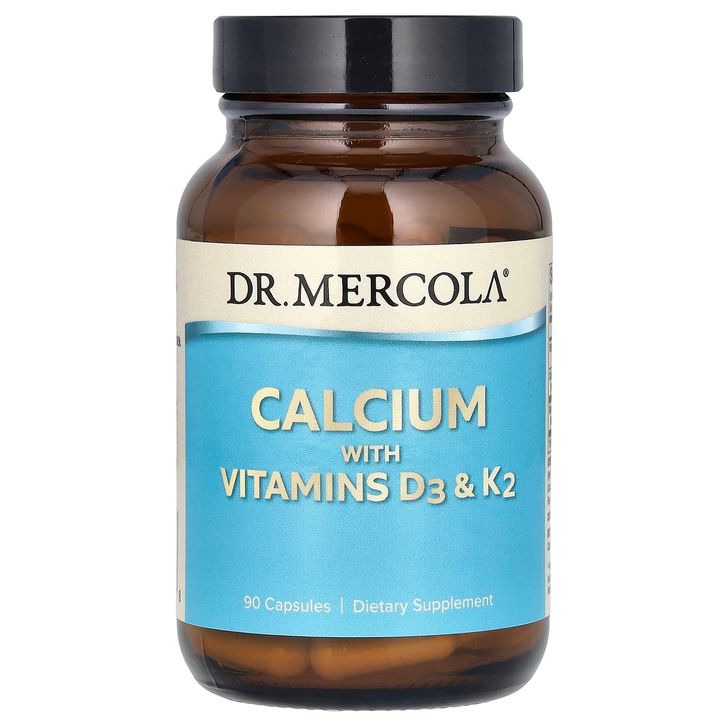 Dr. Mercola-Calcium with Vitamins D3 & K2-90 Capsules