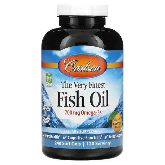 Carlson-The Very Finest Fish Oil-Natural Orange-350 mg-240 Soft Gels