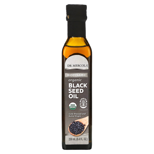 Dr. Mercola-Biodynamic-Organic Black Seed Oil-8.4 fl oz (250 ml)