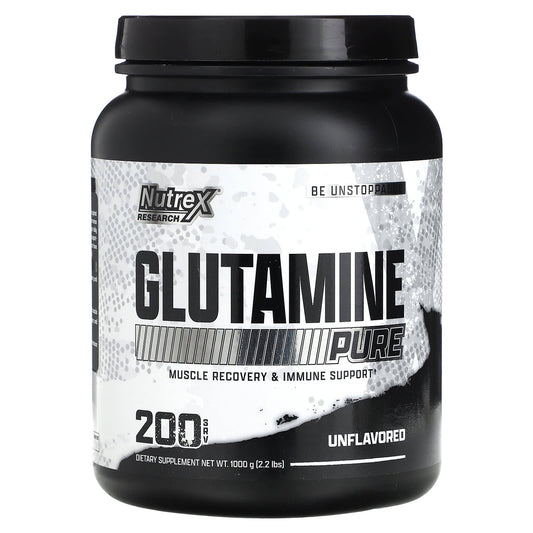 Nutrex Research-Glutamine Pure-Unflavored-2.2 lbs (1,000 g)