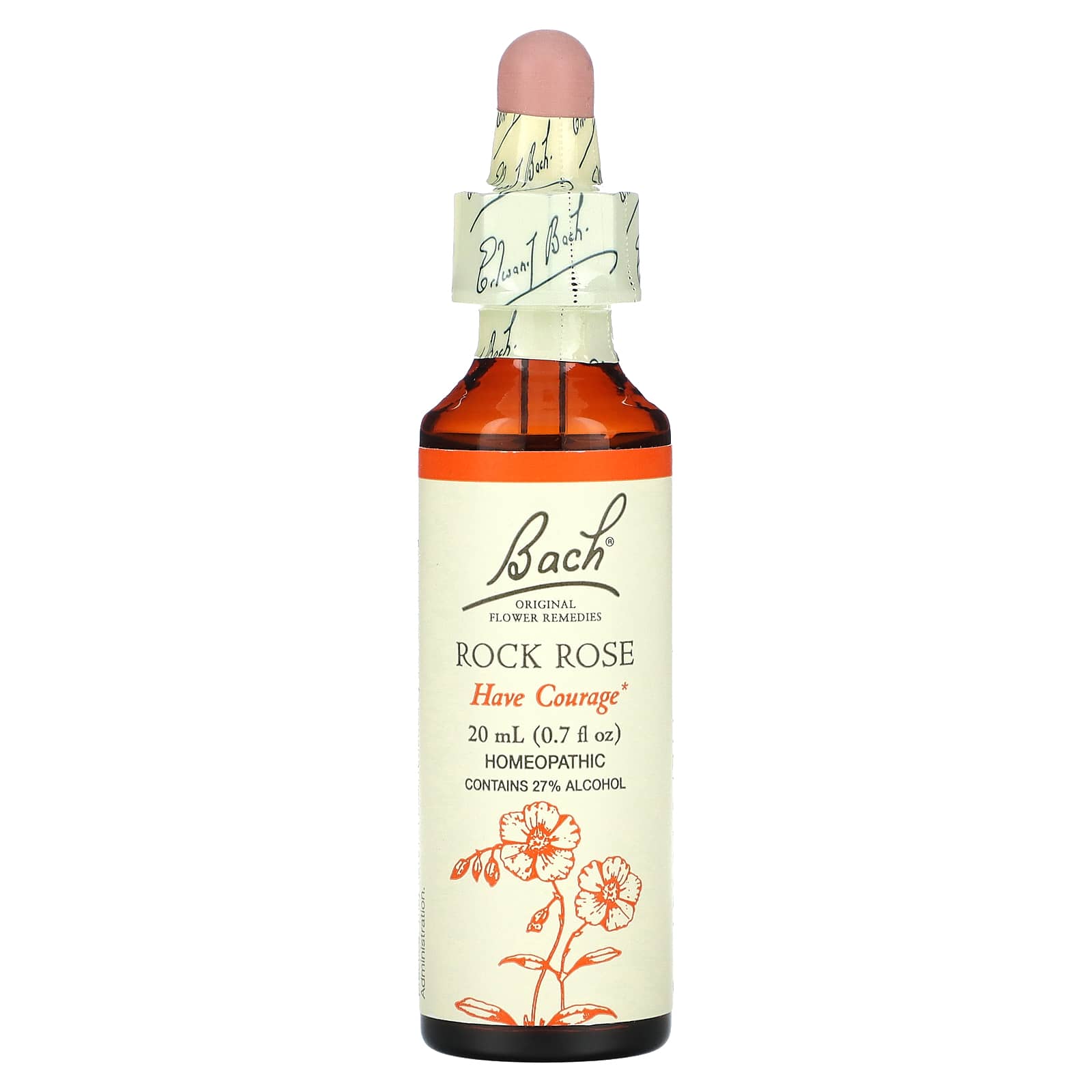 Bach-Original Flower Remedies-Rock Rose-0.7 fl oz (20 ml)