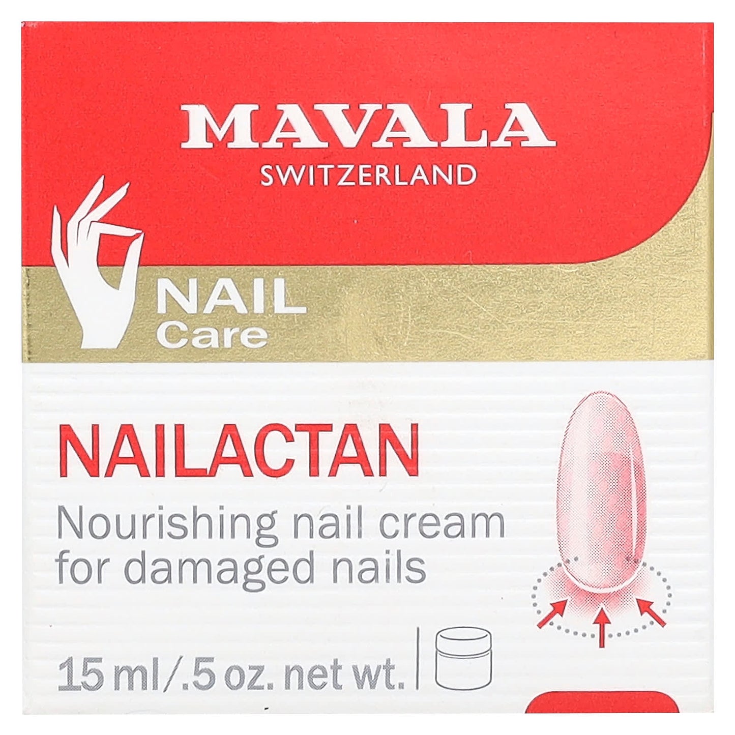 Mavala, Nailactan, Nourishing Nail Cream, 0.5 oz (15 ml)