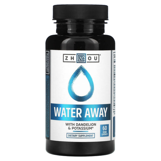 Zhou Nutrition-Water Away with Dandelion & Potassium-60 Veggie Capsules