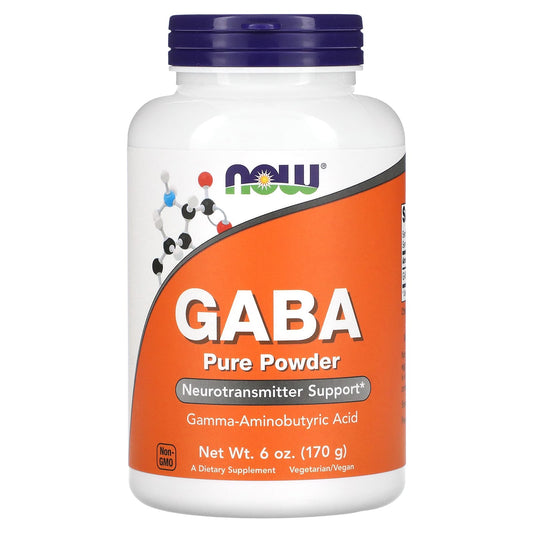 NOW Foods-GABA-Pure Powder-6 oz (170 g)