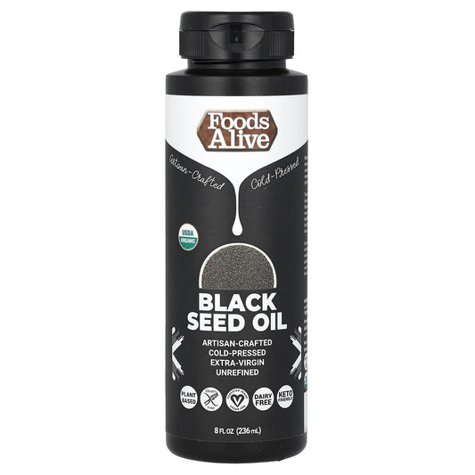 Foods Alive-Organic Black Seed Oil-8 fl oz (236 ml)