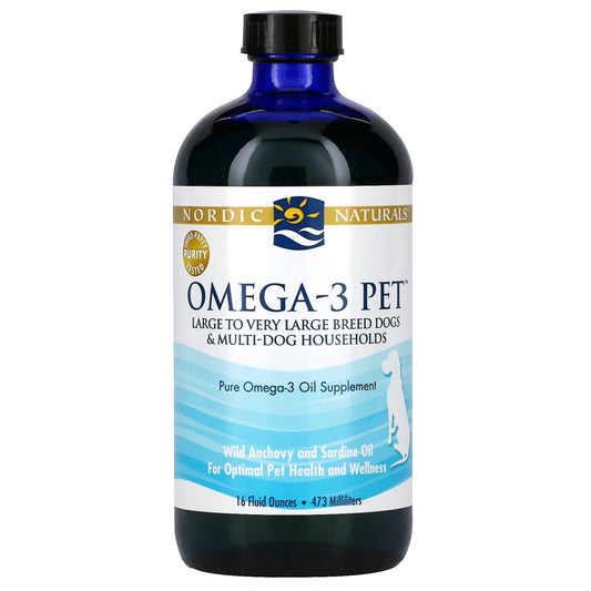 Nordic Naturals-Omega-3 Pet-Large to Very Large Breed Dog-16 fl oz (473 ml)