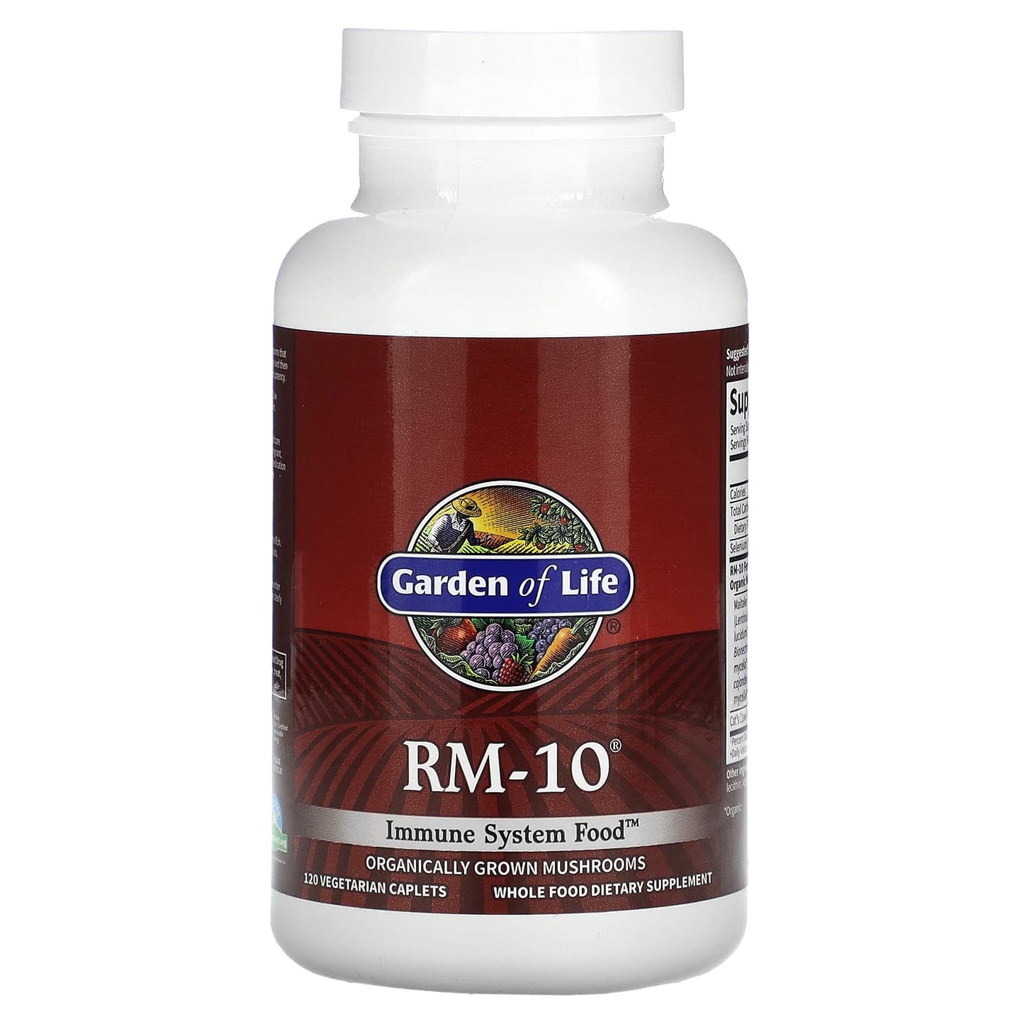 Garden of Life-RM-10-Immune System Food-120 Vegetarian Caplets