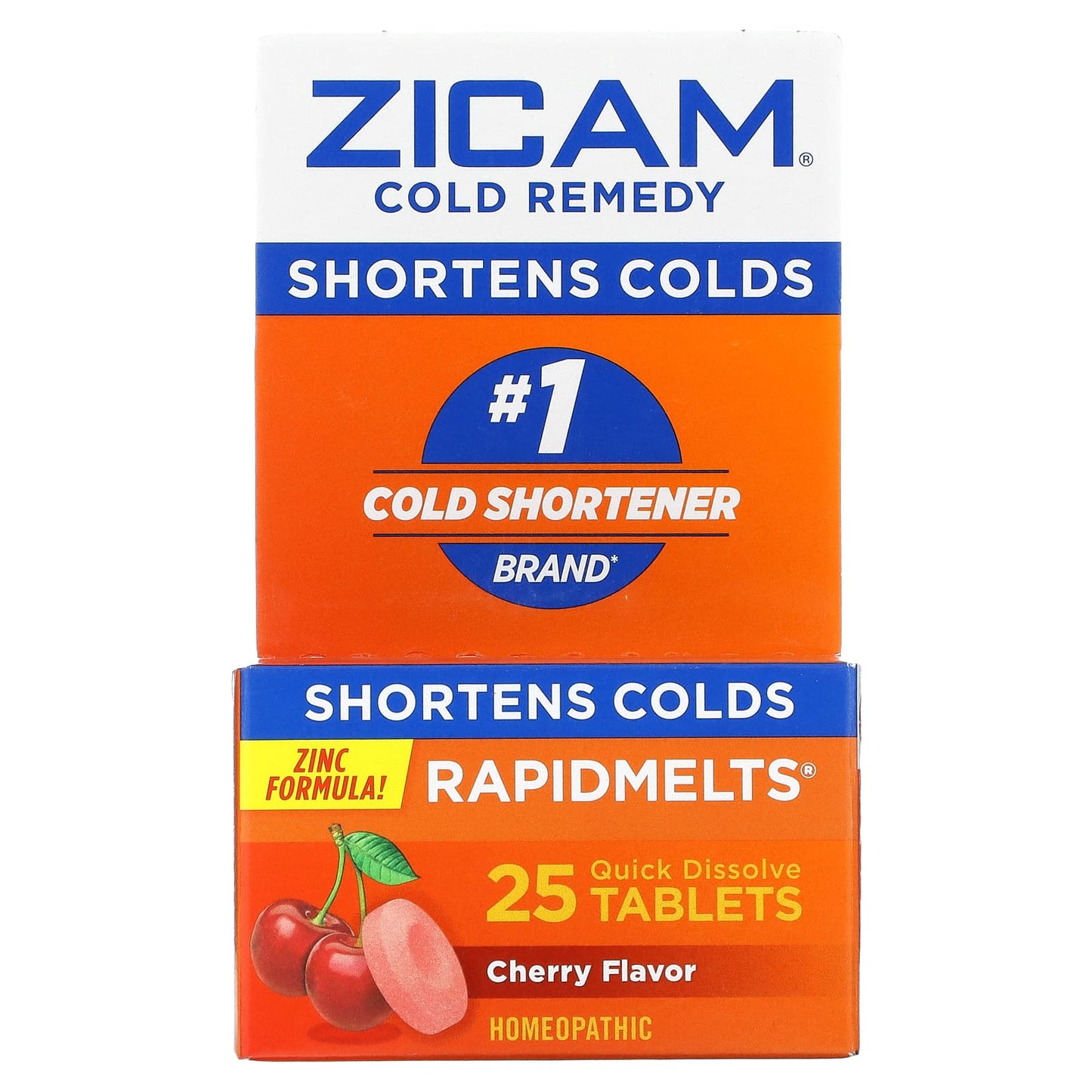 Zicam-Cold Remedy-RapidMelts-Cherry-25 Quick Dissolve Tablets