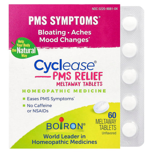 Boiron-Cyclease PMS-Unflavored-60 Meltaway Tablets