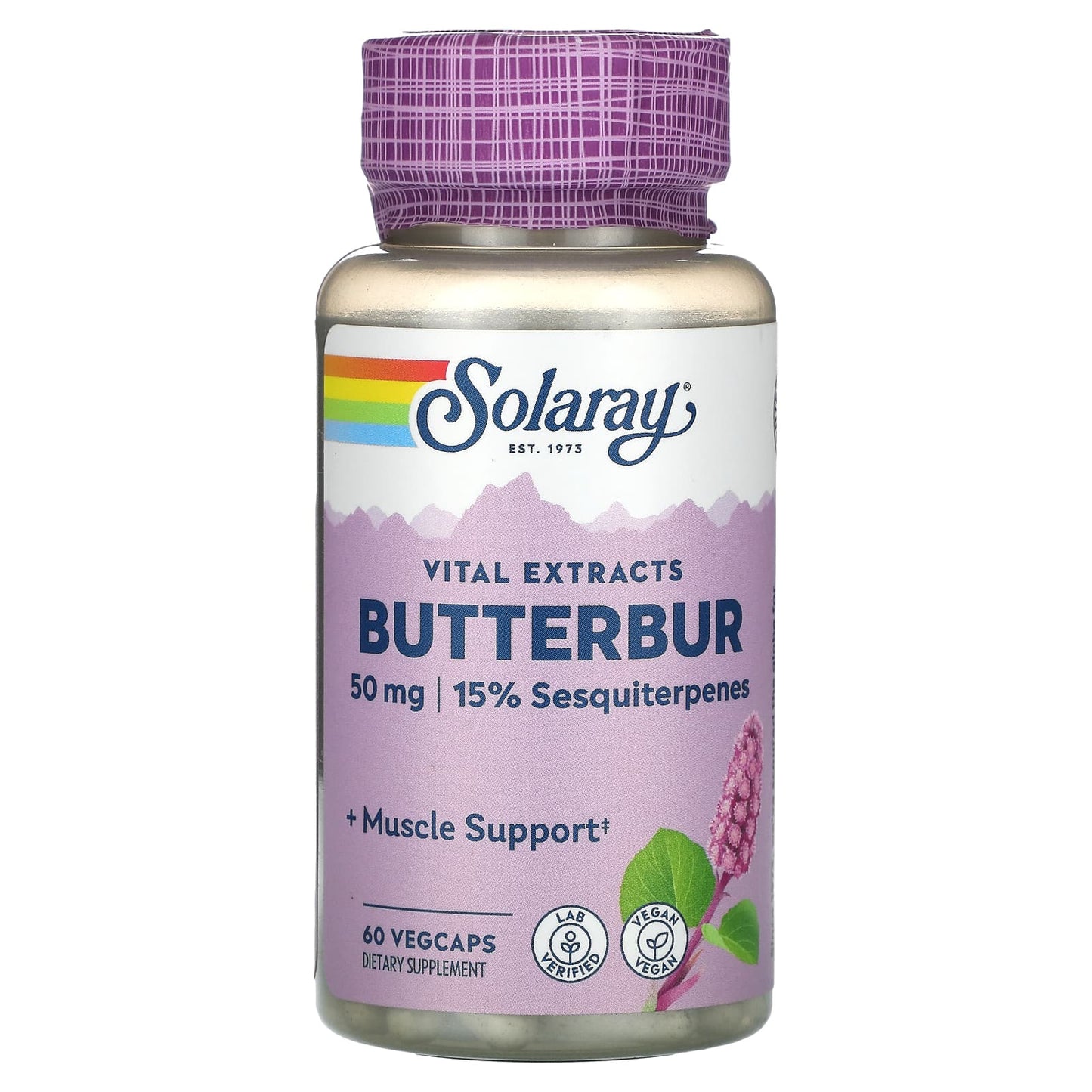 Solaray-Butterbur -50 mg-60 VegCaps