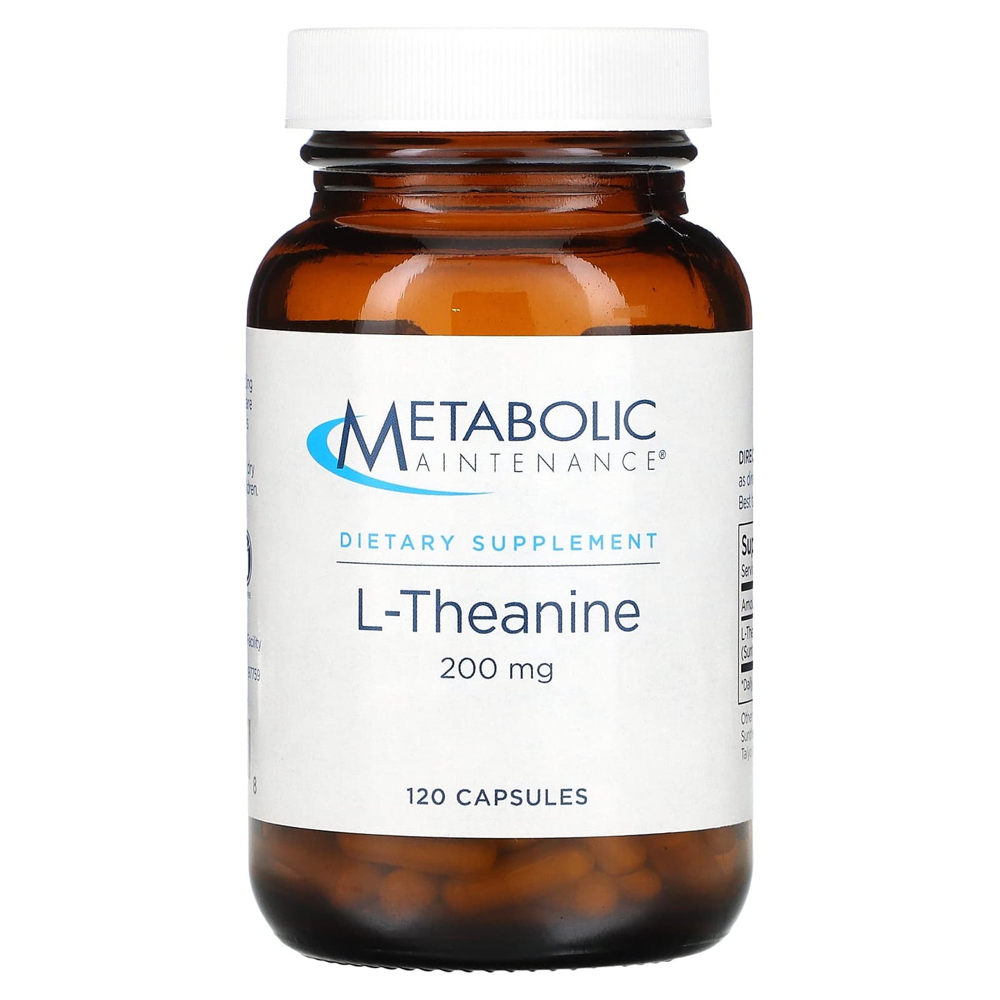 Metabolic Maintenance-L-Theanine-200 mg-120 Capsules