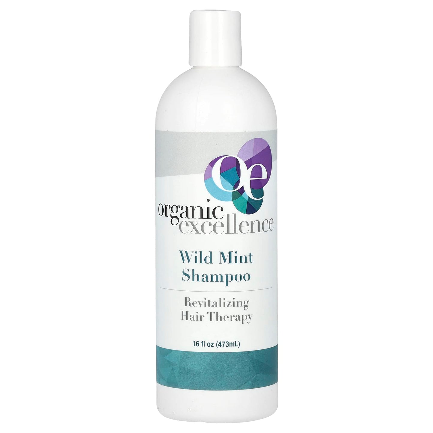 Organic Excellence-Revitalizing Hair Therapy Shampoo- Wild Mint-16 fl oz (473 ml)