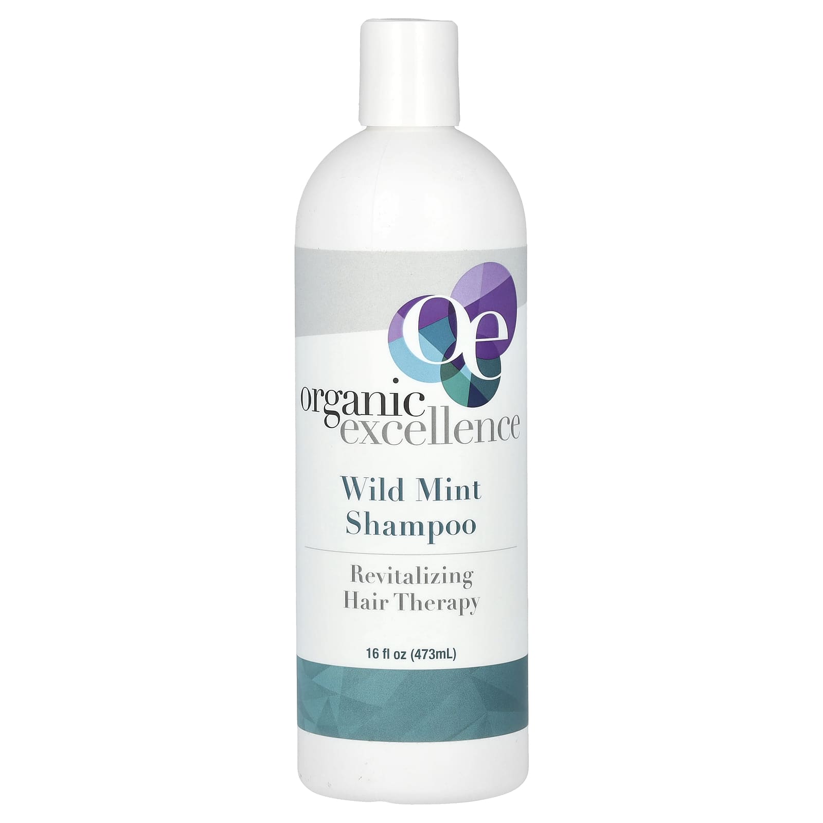 Organic Excellence-Revitalizing Hair Therapy Shampoo- Wild Mint-16 fl oz (473 ml)