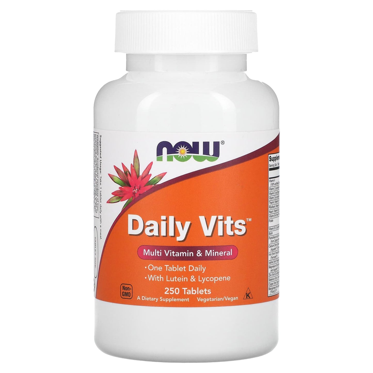 NOW Foods-Daily Vits-Multi Vitamin & Mineral-250 Tablets