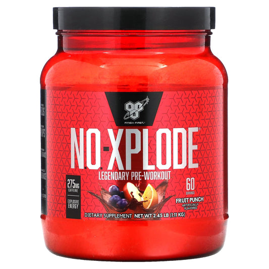 BSN-N.O.-Xplode-Legendary Pre-Workout-Fruit Punch-2.45 lbs (1.11 kg)