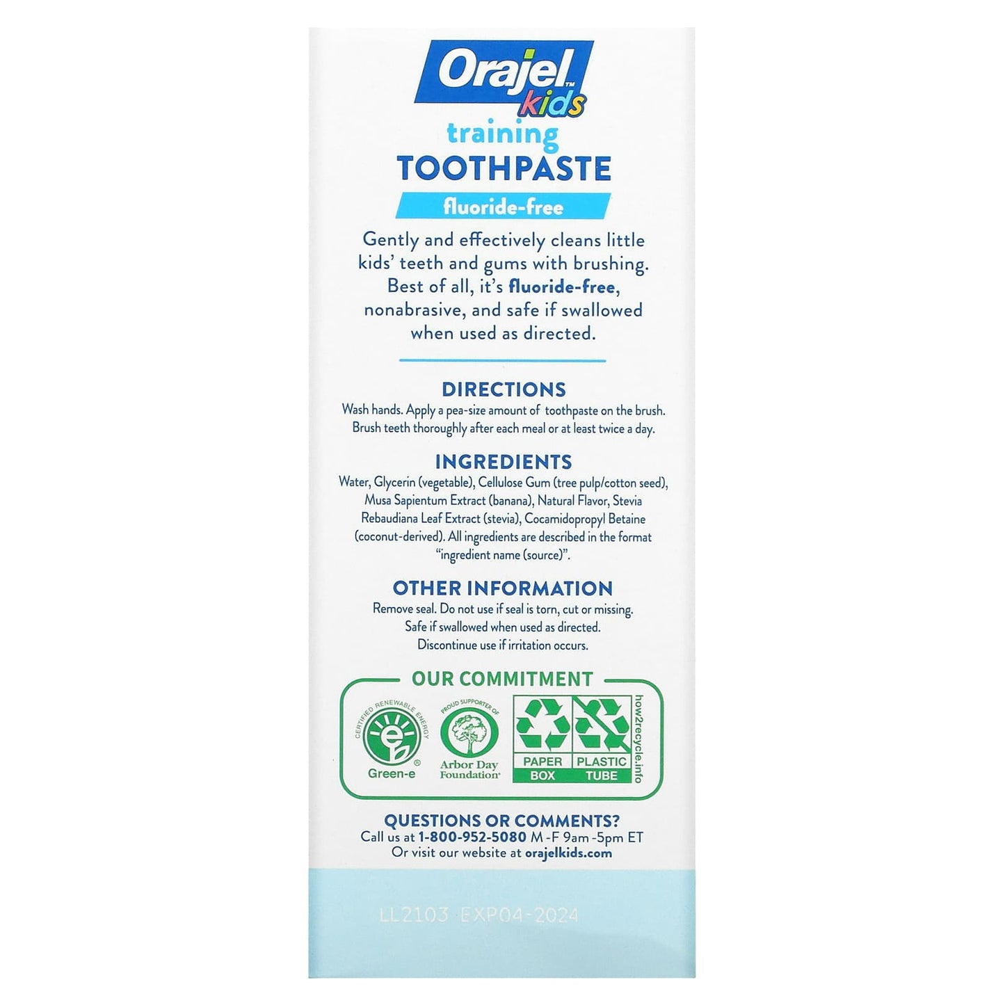 Orajel, Elmo Training Toothpaste, Fluoride-Free, 0-3 Years, Berry Fruit, 1.5 oz (42.5 g)