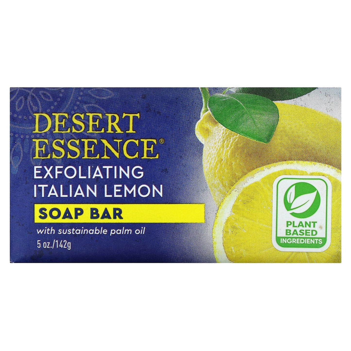 Desert Essence-Soap Bar-Exfoliating Italian Lemon-5 oz (142 g)