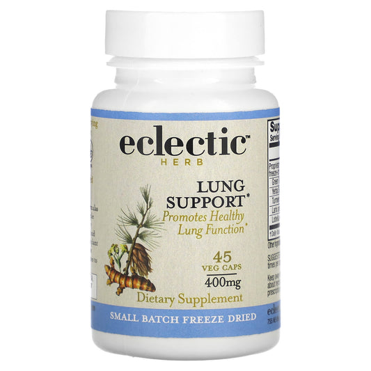 Eclectic Institute-Lung Support-400 mg-45 Veg Caps