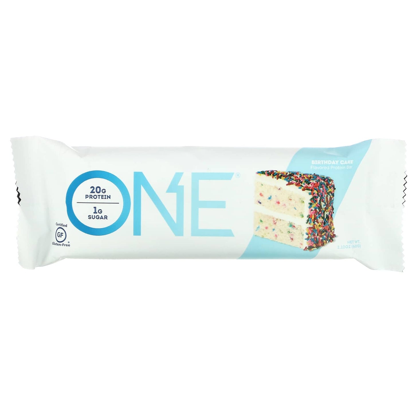 One Brands, ONE Bar, Birthday Cake, 12 Bars, 2.12 oz (60 g) Each