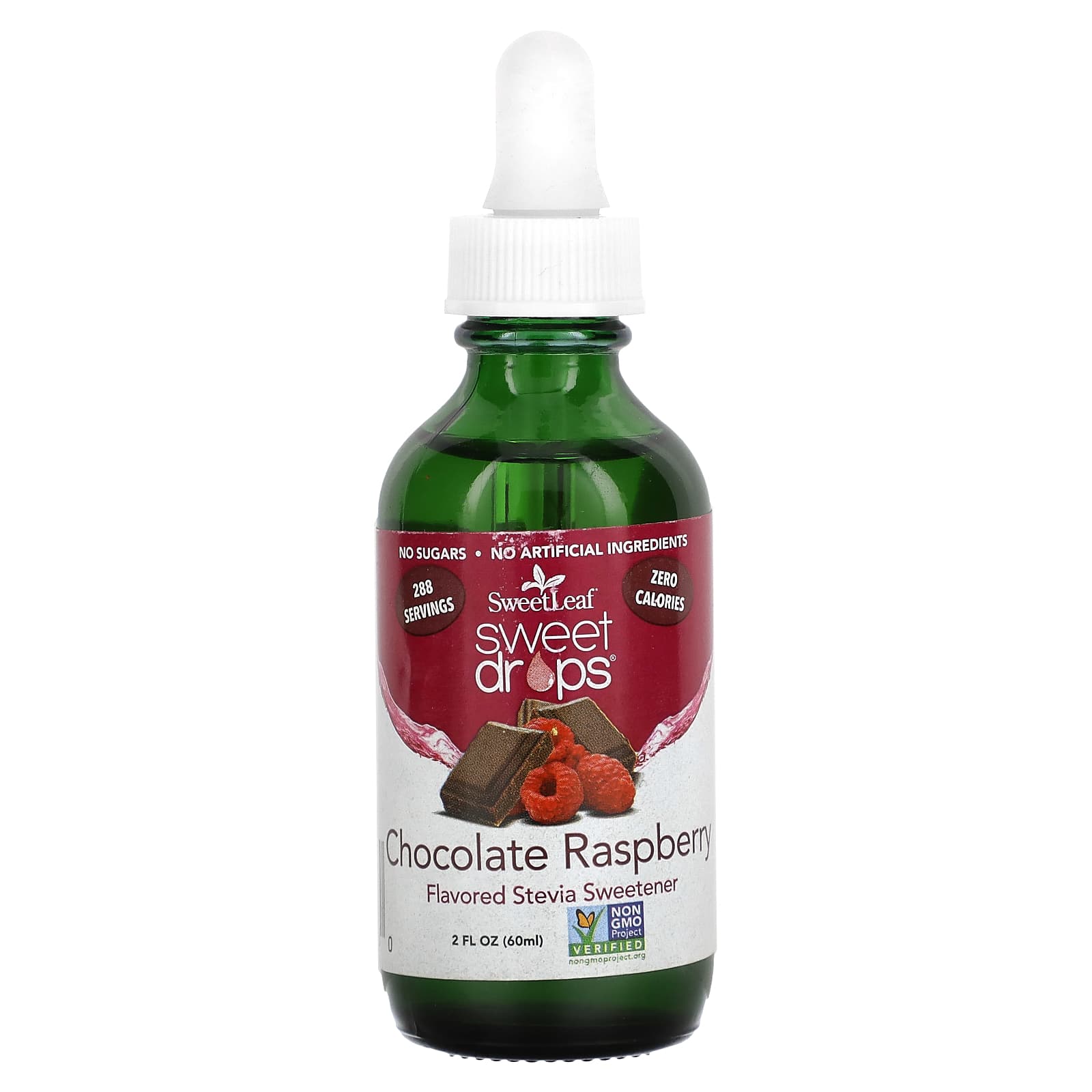 Wisdom Natural-SweetLeaf-Sweet Drops-Chocolate Raspberry-2 fl oz (60 ml)