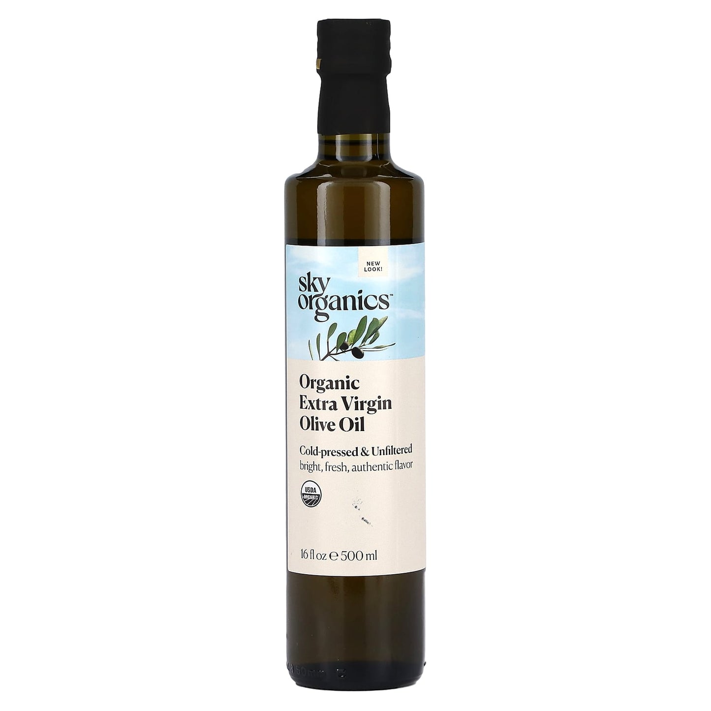 Sky Organics-Organic Extra Virgin Olive Oil-16 fl oz (500 ml)