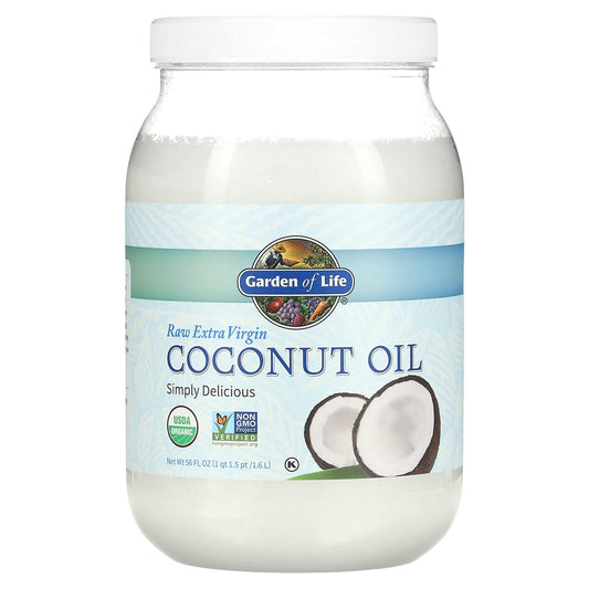 Garden of Life-Raw Extra Virgin Coconut Oil-56 fl oz (1.6 l)