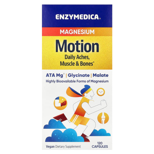 Enzymedica-Magnesium Motion-120 Capsules