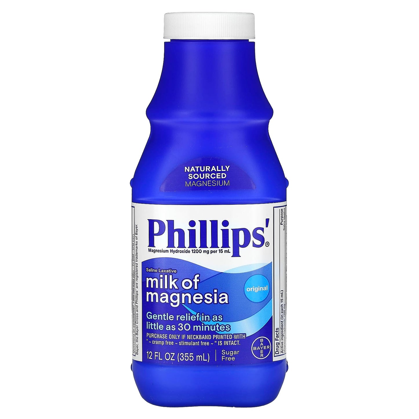 Phillip's-Milk of Magnesia-Saline Laxative-Original-12 fl oz (355 ml)