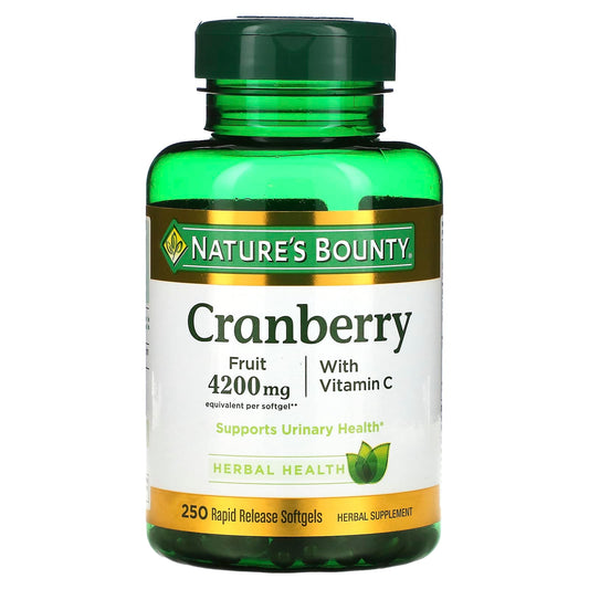 Nature's Bounty-Cranberry with Vitamin C-250 Rapid Release Softgels