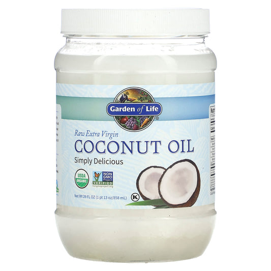 Garden of Life-Raw Extra Virgin Coconut Oil-29 fl oz (858 ml)