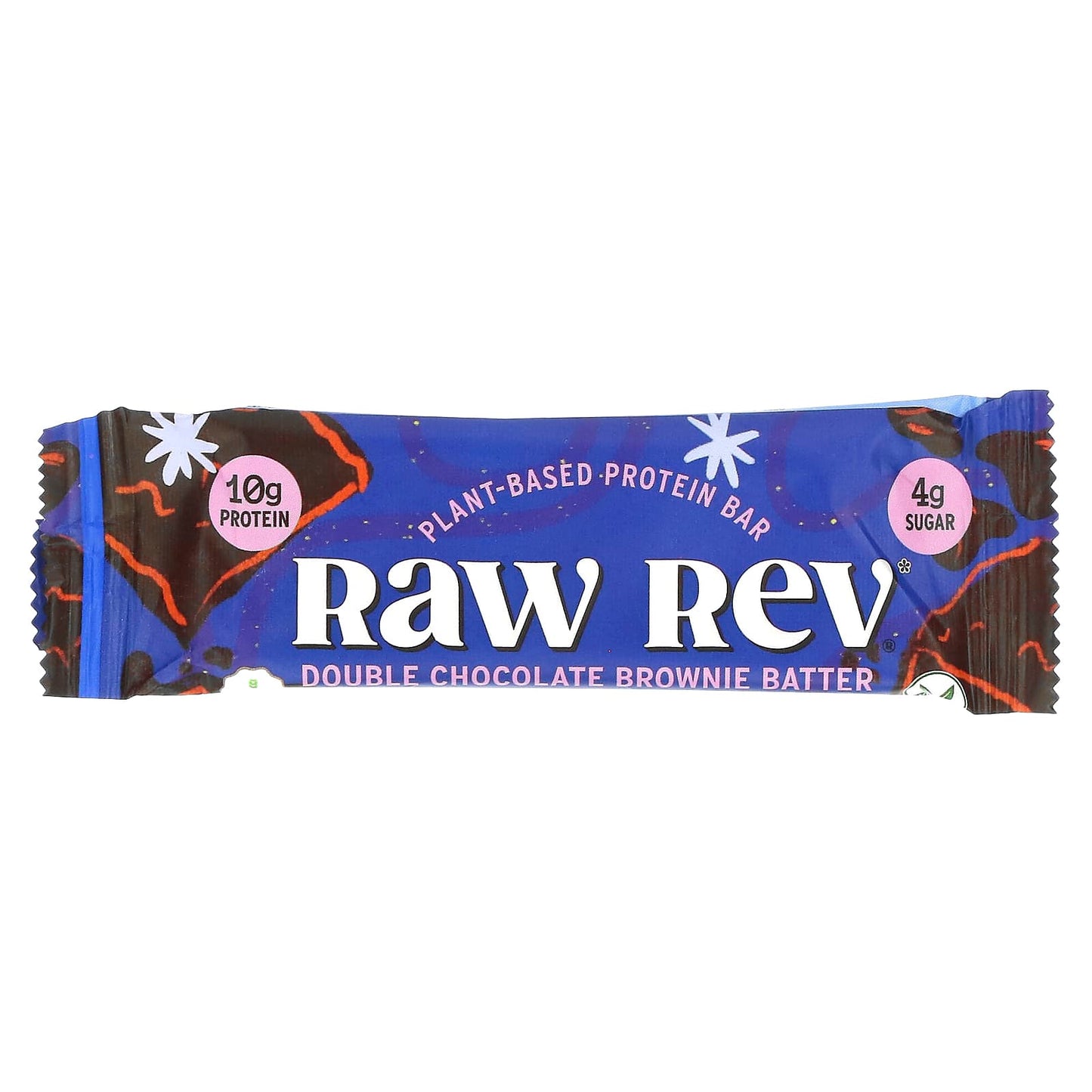 Raw Rev, Double Chocolate Brownie Batter, 12 Bars, 1.6 oz (46 g) Each