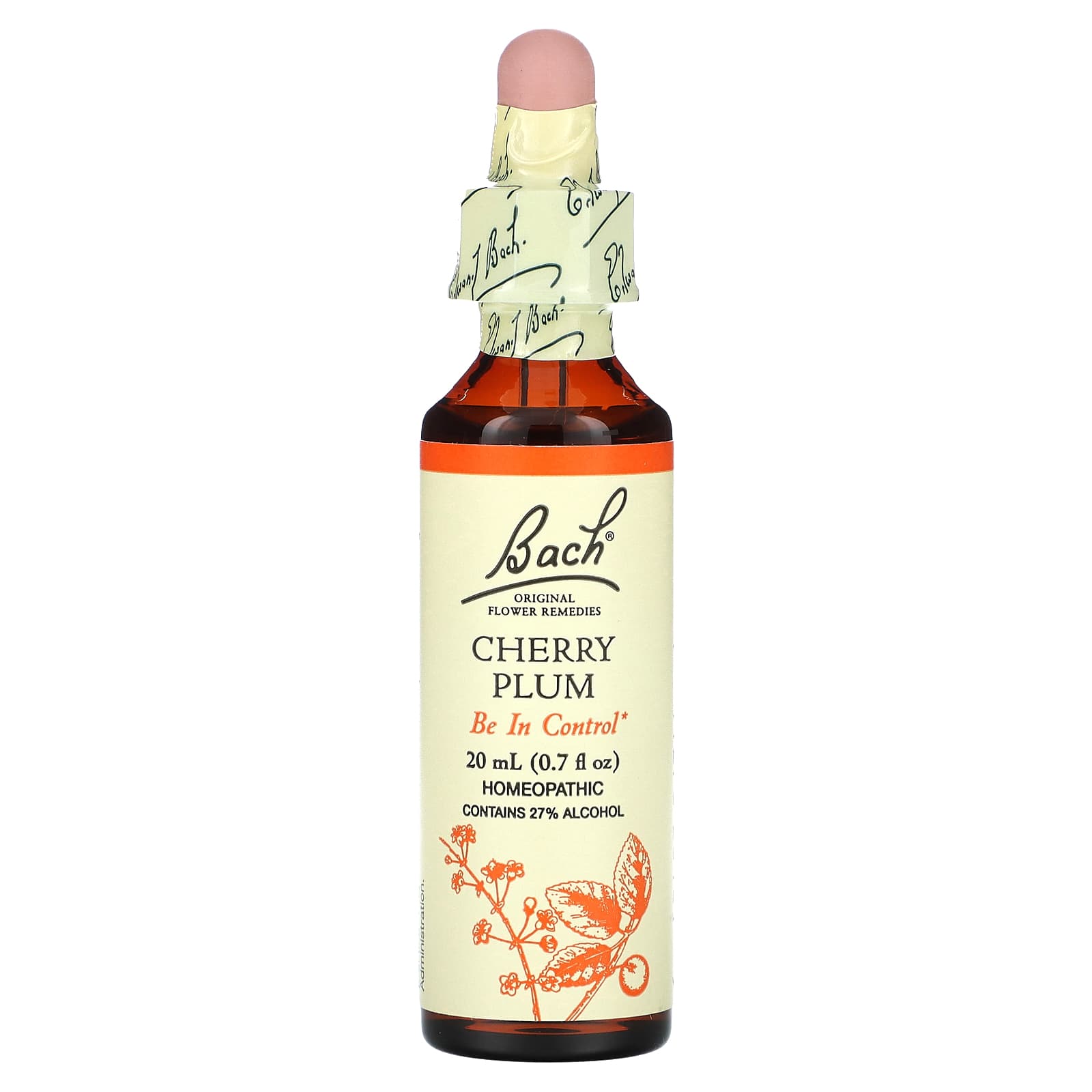 Bach-Original Flower Remedies-Cherry Plum-0.7 fl oz (20 ml)