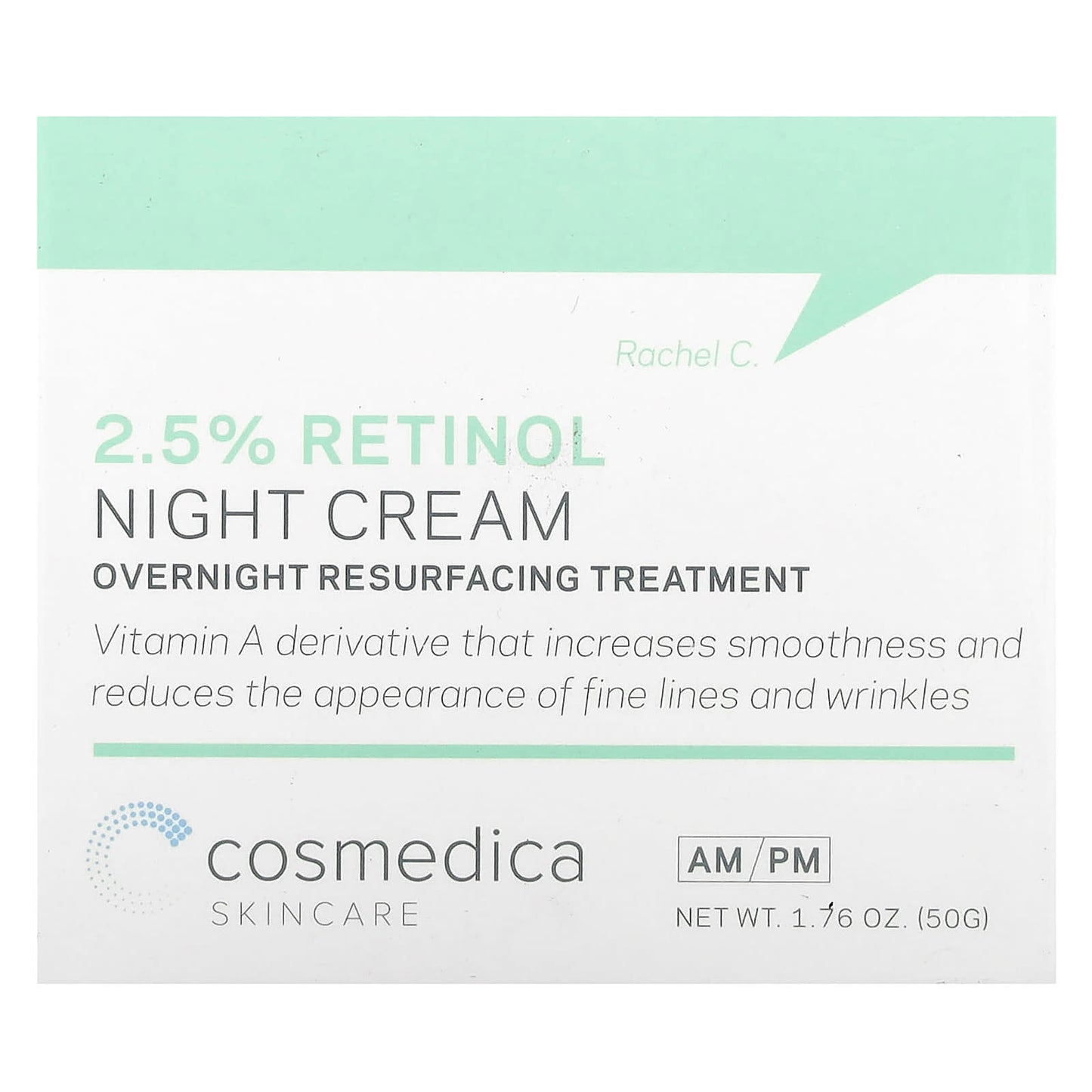 Cosmedica Skincare, 2.5% Retinol Night Cream, 1.76 oz (50 g)