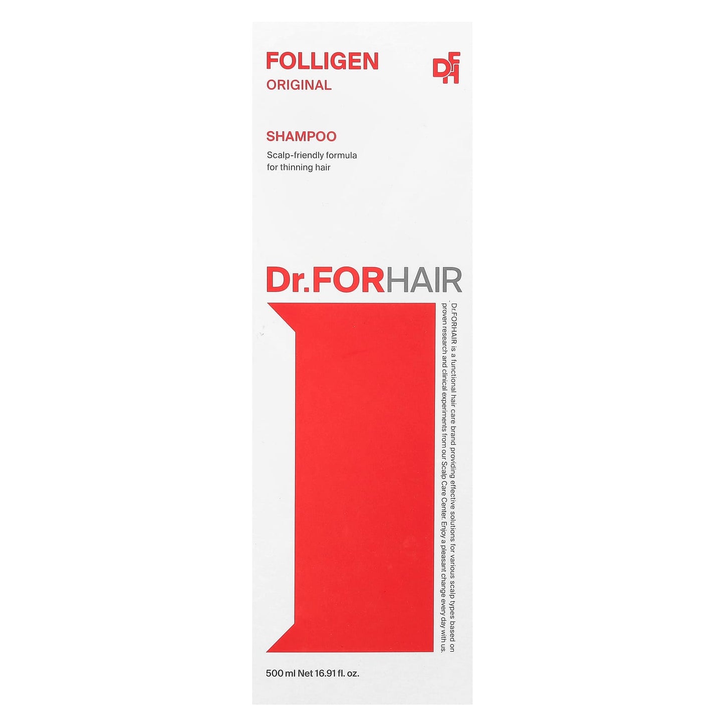 Dr.ForHair, Folligen Shampoo, Original, 16.91 fl oz (500 ml)